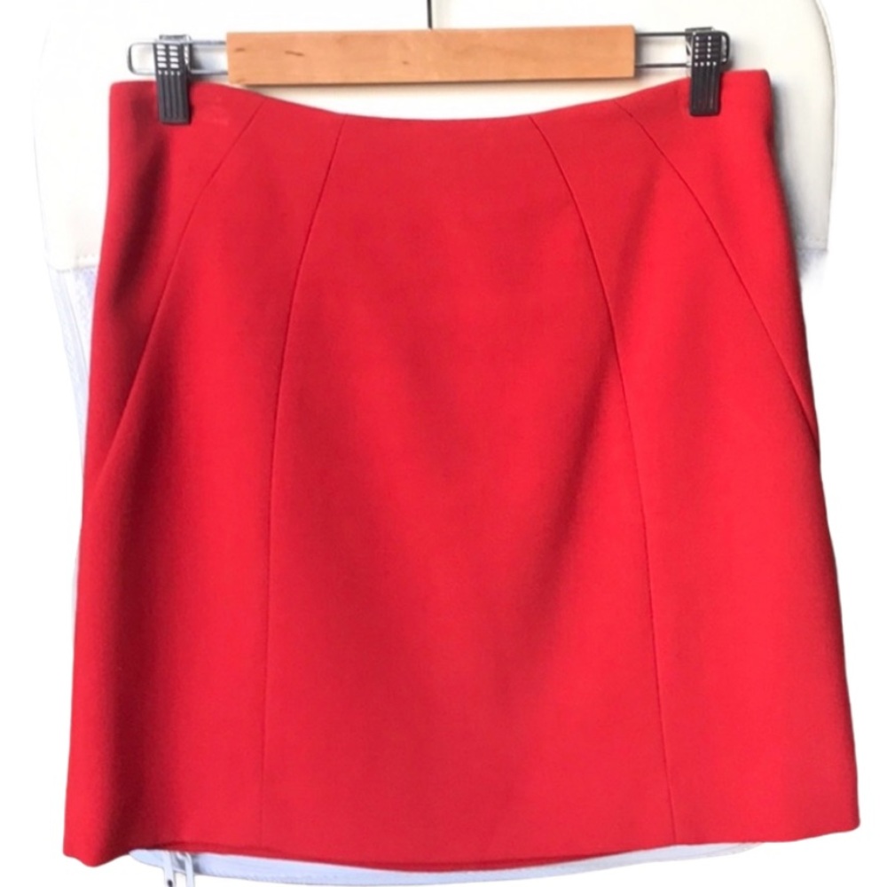 Ann Taylor Loft Red A line skirt - size 2